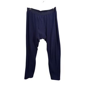 Patagonia Base Layer Pants Mens M Navy Blue Capilene Expedition Weight Thermal